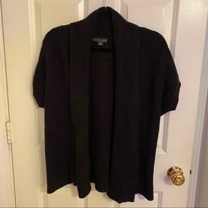 Forever 21 black short sleeved cardigan